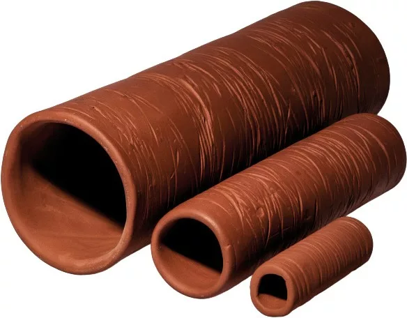 Ceramiczne rury tar�owe Aqua Nova - grota dla sumik�w i krewetek