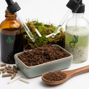 Nawozy - Nawozy terrarystyczne to specjalistyczne preparaty opracowane z my�l� o �ywotno�ci i zdrowiu ro�lin tropikalnych w zamkni�tych ekosystemach. W odr�nieniu od nawoz�w ogrodowych, preparaty te uwzgl�dniaj� specyficzne warunki panuj�ce w paludariach i terrariach, gdzie ro�liny musz� radzi� sobie z ogranic...