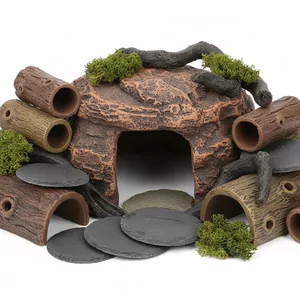 Ozdoby i groty - Ozdoby i groty do terrarium to niezb�dne elementy wyposa�enia, kt�re tworz� naturalne �rodowisko dla gad�w, p�az�w i innych zwierz�t terrariowych. Dekoracje te nie tylko poprawiaj� estetyk� terrarium, ale przede wszystkim zapewniaj� funkcjonalne miejsca schronienia, wspinaczki i odpoczynku.

Naj...
