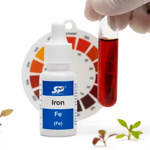 Test Fe (�elazo) - Test Fe (�elazo) to niezb�dne narz�dzie dla ka�dego akwarysty, kt�ry dba o kondycj� ro�lin w swoim zbiorniku. �elazo nale�y do mikroelement�w, kt�rych ro�liny akwariowe potrzebuj� do prawid�owego wzrostu i intensywnego wybarwienia li�ci.

Niedob�r �elaza w akwarium objawia si� przede wszystkim chloro...