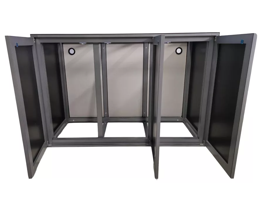 Zestaw akwariowy ROTALA SUPER PURE OPTI 120x60x50 (12mm) 360l z szafk� aluminiow�