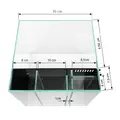 Akwarium Filterback UltraClear Opti 30x30x30 (5mm) 27l