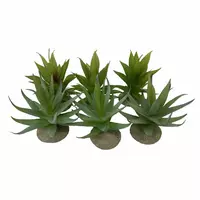 Aloes, ozdoba, do terrarium, plastik i żywica poliestrowa, mix kolorów, 12x11x11,5cm