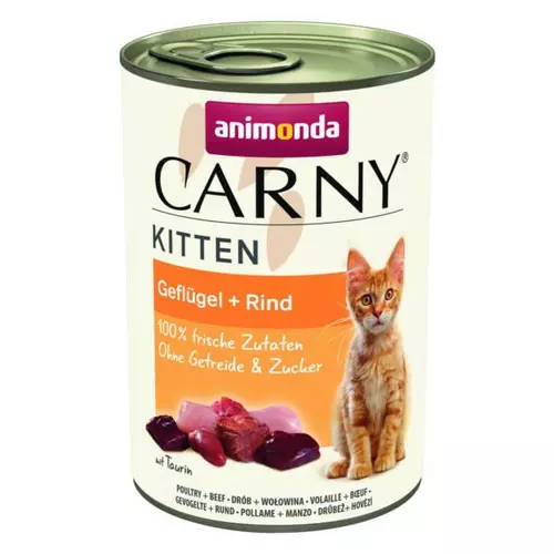 An Carny Kitten Dr�b,Wo�owina 400g Kot