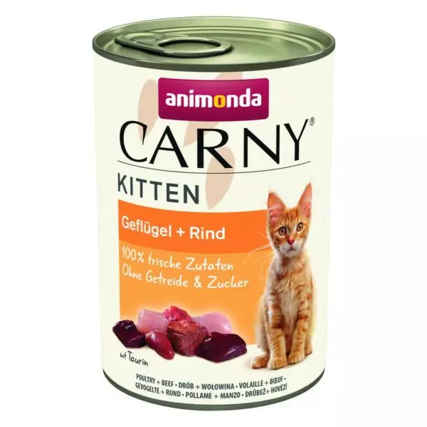 An Carny Kitten Dr�b,Wo�owina 400g Kot