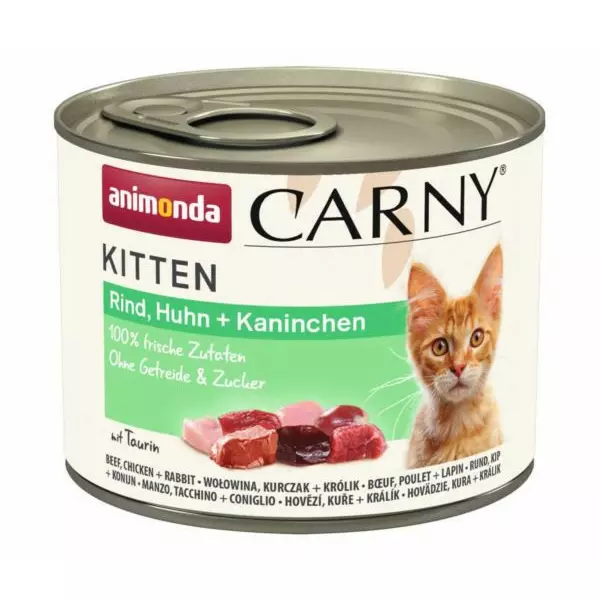 An Carny Kitten Wo�,Kurczak,Kr�lik 200g Kot