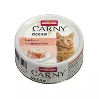 An Carny Ocean Łosoś I Młode Sardynki 80g Kot
