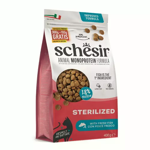 Animal Monoprotein Formula Sterilized karma sucha kot ryba 400g