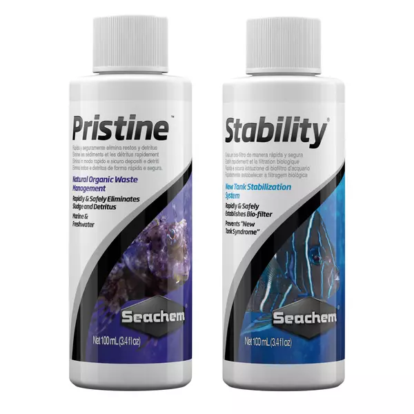 Bakterie Seachem - zestaw Pristine i Stability [2x100ml]
