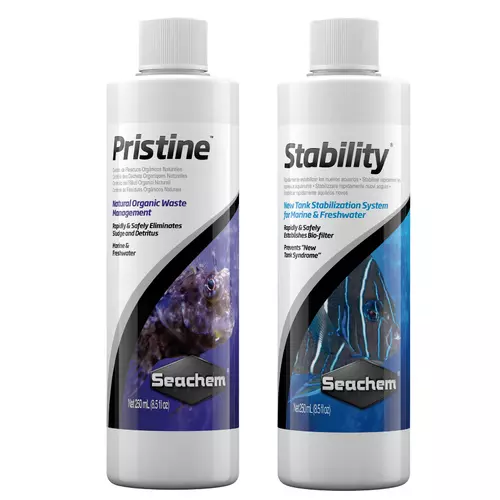 Bakterie Seachem - zestaw Pristine i Stability [2x250ml]