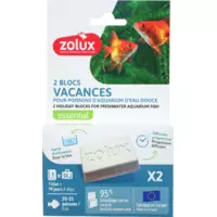 Blok wakacyjny ZOLUX (2 szt) - po�ywienie dla ryb do 14 dni nieobecno�ci