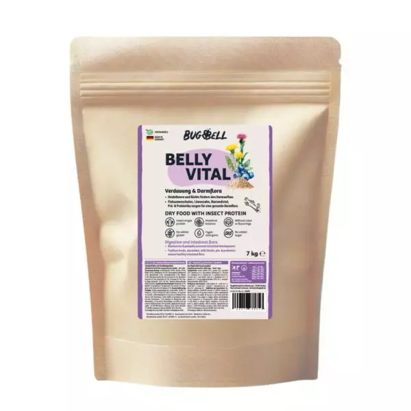 BugBell PIES BELLY VITAL  sucha 7kg
