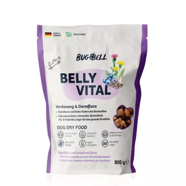 BugBell PIES BELLY VITAL sucha 800g