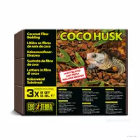Coco Husk, podłoże kokosowe do terrarium, 3x8,8l OPAK