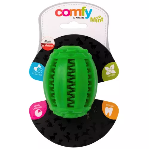 Comfy Zab. Dental Rugby Mint 8x6,5cm Zie