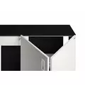 Diversa Szafka 100x60x90cm ELITTE CZARNY-BIA�Y