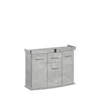 Diversa Szafka 120x40x75cm AP SOLID profilowana - beton