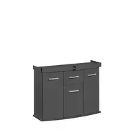 Diversa Szafka 120x40x75cm AP SOLID profilowana - grafit