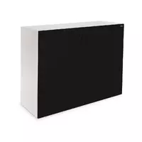 Diversa Szafka 120x50x90cm ELITTE BIAŁY-CZARNY