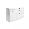 Diversa Szafka 150x50x75cm AP SOLID BIA�A profilowana