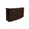 Diversa Szafka 150x50x75cm AP SOLID profilowana - wenge