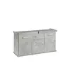 Diversa Szafka 150x50x75cm SOLID - beton