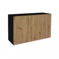 Diversa Szafka 150x50x90cm ELITTE CZARNY-ARTISAN