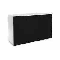Diversa Szafka 150x60x90cm ELITTE BIAŁY-CZARNY