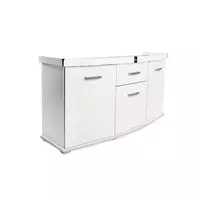 Diversa Szafka 160x60x75cm AP SOLID BIAŁA profilowana
