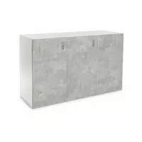 Diversa Szafka 160x60x90cm ELITTE BIAŁY-BETON