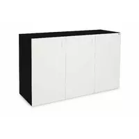 Diversa Szafka 160x60x90cm ELITTE CZARNY-BIAŁY