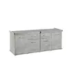Diversa Szafka 200x60x75cm SOLID - beton