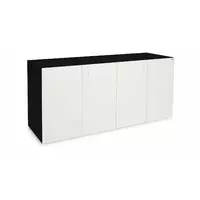 Diversa Szafka 200x60x90cm ELITTE CZARNY-BIAŁY