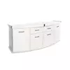 Diversa Szafka 200x80x75cm AP SOLID BIA�A profilowana
