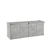 Diversa Szafka 200x80x75cm SOLID - beton
