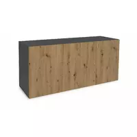 Diversa Szafka 200x80x90cm ELITTE GRAFIT-ARTISAN