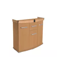 Diversa Szafka 80x35x75cm AP SOLID profilowana - buk