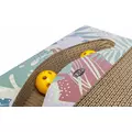 Drapak kartonowy z zabawkami, 38 x 30cm, bia�y