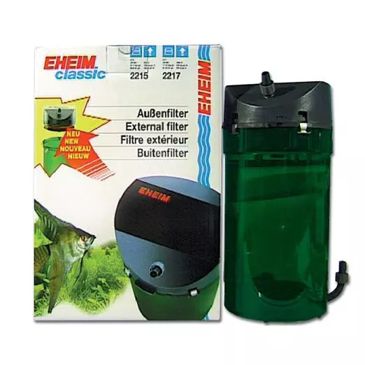 Eheim Classic 250+ (2213+) [440l/h] - filtr zewn�trzny z g�bkami i podw�jnymi zaworami do akwarium 80-250l