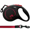 FLEXI Smycz automatyczna CLASSIC BLACK FIRE M ta�ma 5 m
