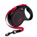 FLEXI Smycz automatyczna CLASSIC BLACK FIRE M ta�ma 5 m