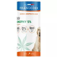 FRANCODEX PL Olej konopny CBD dla psów i kotów bez THC 5% 10ml