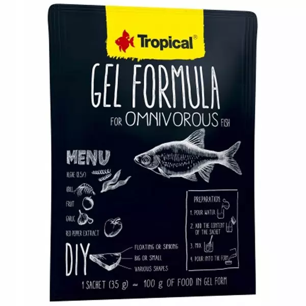 Gel Formula For HERBIVOROUS FISH [35g] - saszetka