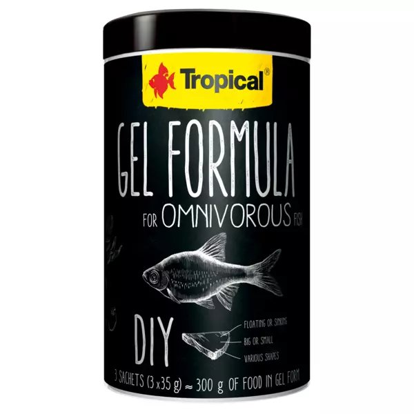 Gel Formula For OMNIVOROUS FISH [35g]