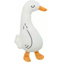 Gęś, dla psa, 28cm, biała