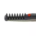 Grzebie�  elektryczny, dla psa, szary, materia� ABS+stal, baterie, 23x5x2cm