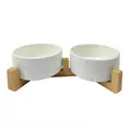 Hap Miska ceramiczna 2x850ml szara