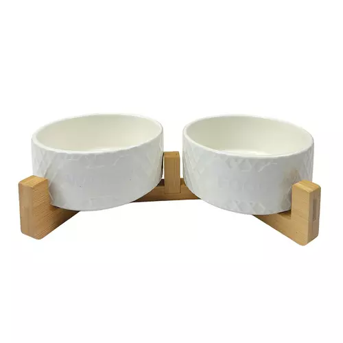 Hap Miska ceramiczna 2x850ml szara