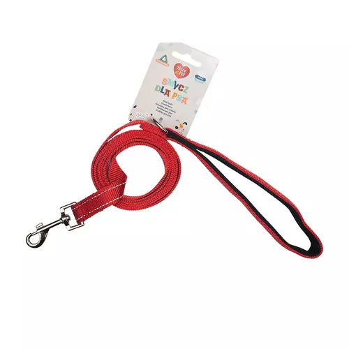 Hap Smycz Basic Czerwona 2x180cm