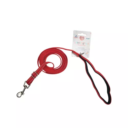 Hap Smycz Basic Reg Czerw 1,5x160-300cm